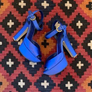 Sergio Rossi platforms - size 37 (US 7)